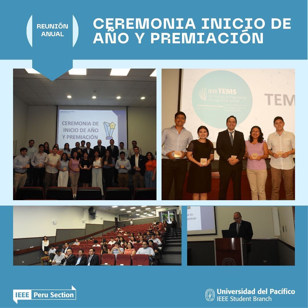 Ceremonia de Inicio de Año IEEE 2023 - fotografía del evento