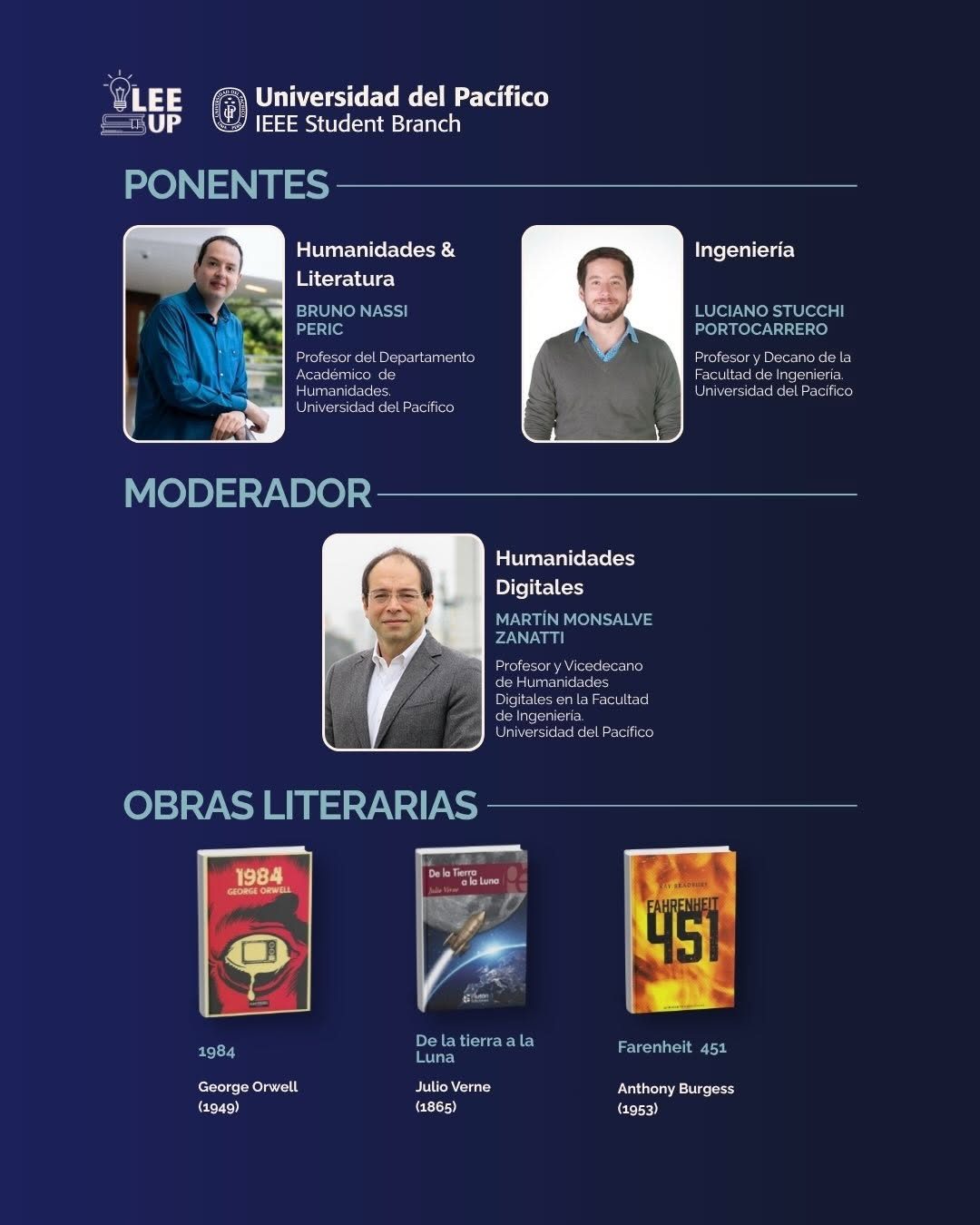 Conversatorio "Futuros Escritos" (LEE UP × IEEE UP) - fotografía del evento