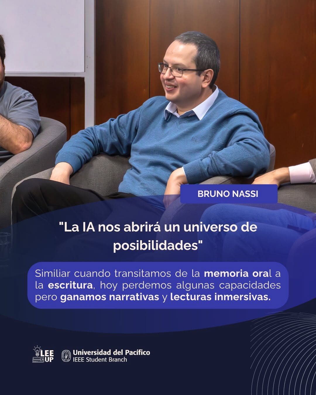 Conversatorio "Futuros Escritos" (LEE UP × IEEE UP) - fotografía del evento