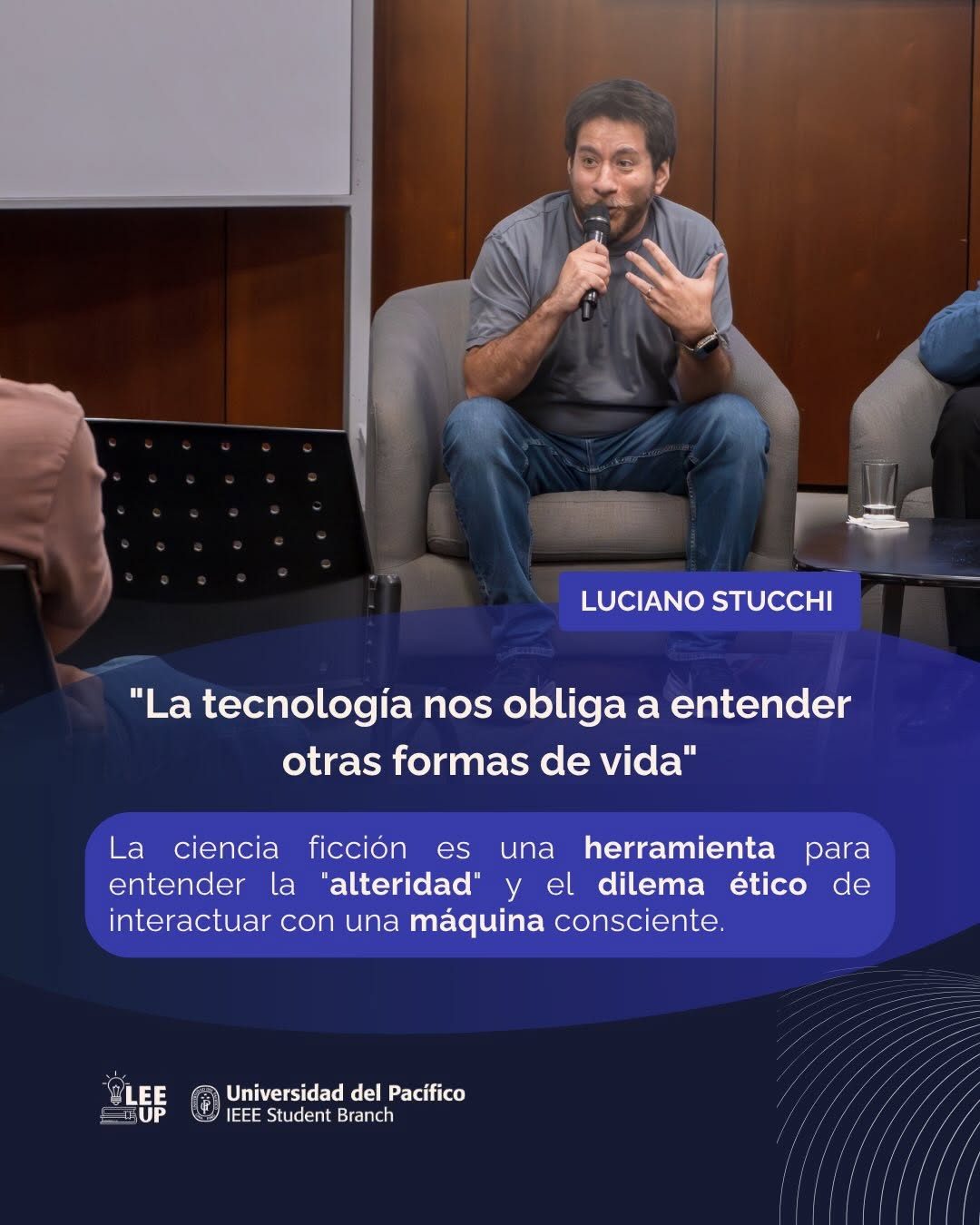 Conversatorio "Futuros Escritos" (LEE UP × IEEE UP) - fotografía del evento