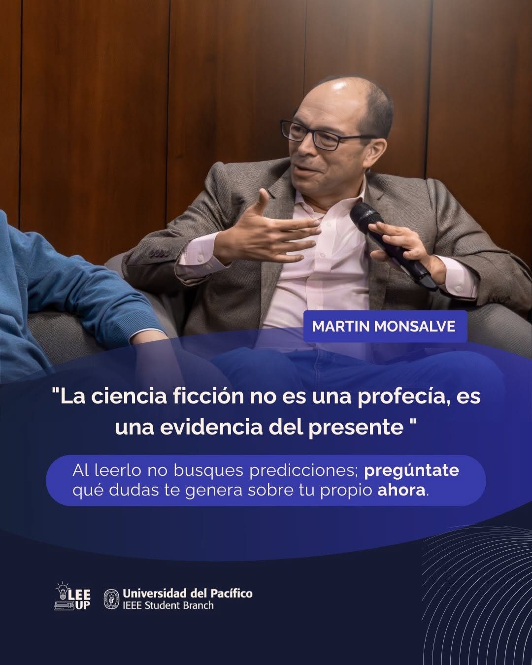 Conversatorio "Futuros Escritos" (LEE UP × IEEE UP) - fotografía del evento
