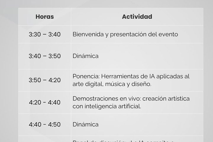 IArt Xperience - fotografía del evento