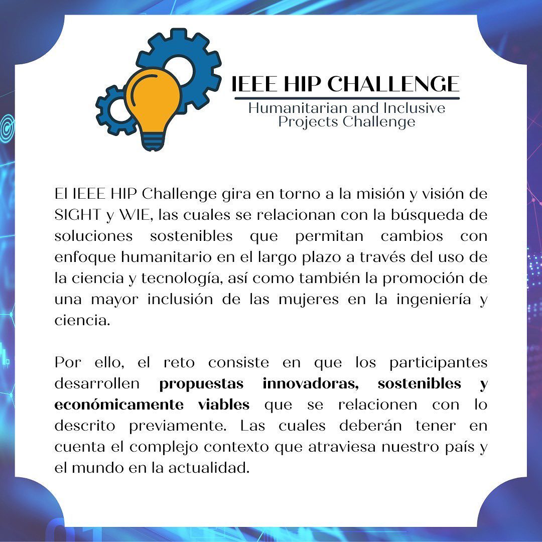 IEEE HIP Challenge (Humanitarian and Inclusive Projects Challenge) - fotografía del evento