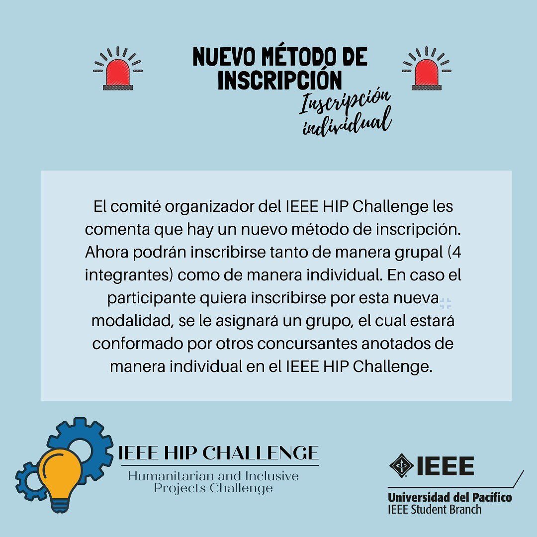 IEEE HIP Challenge (Humanitarian and Inclusive Projects Challenge) - fotografía del evento