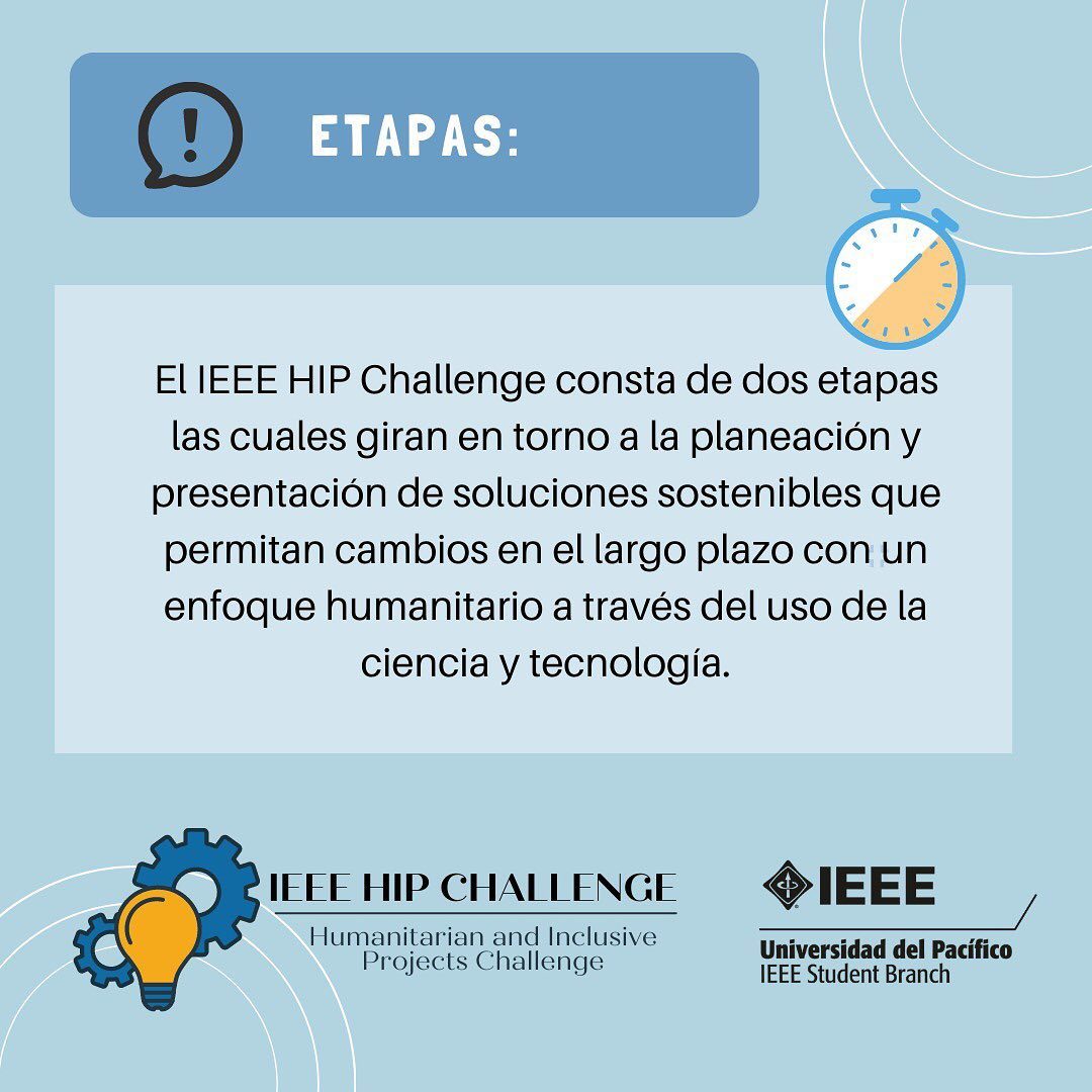 IEEE HIP Challenge (Humanitarian and Inclusive Projects Challenge) - fotografía del evento