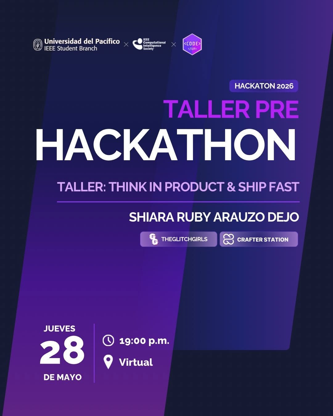 Semana de talleres pre-Hackathon FING 2026 - fotografía del evento