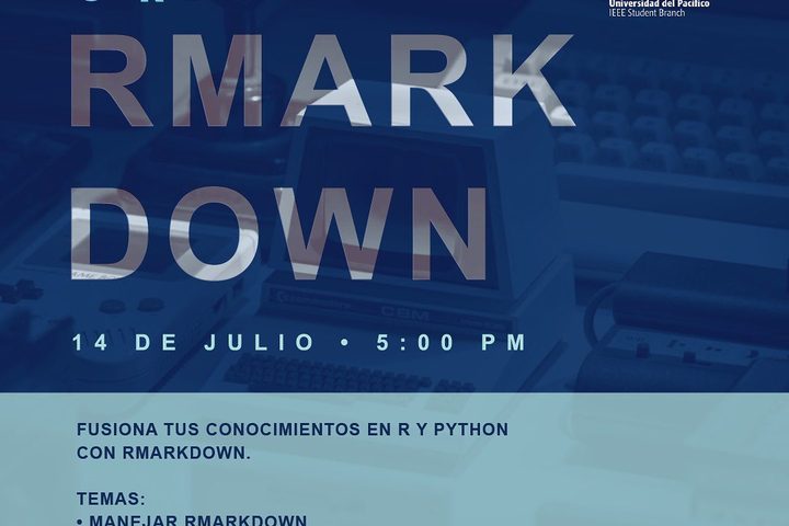 Taller de Introducción a RMarkdown - fotografía del evento