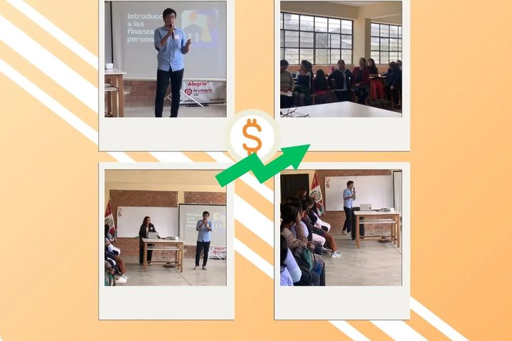 Taller de finanzas personales en Fe y Alegría - fotografía del evento