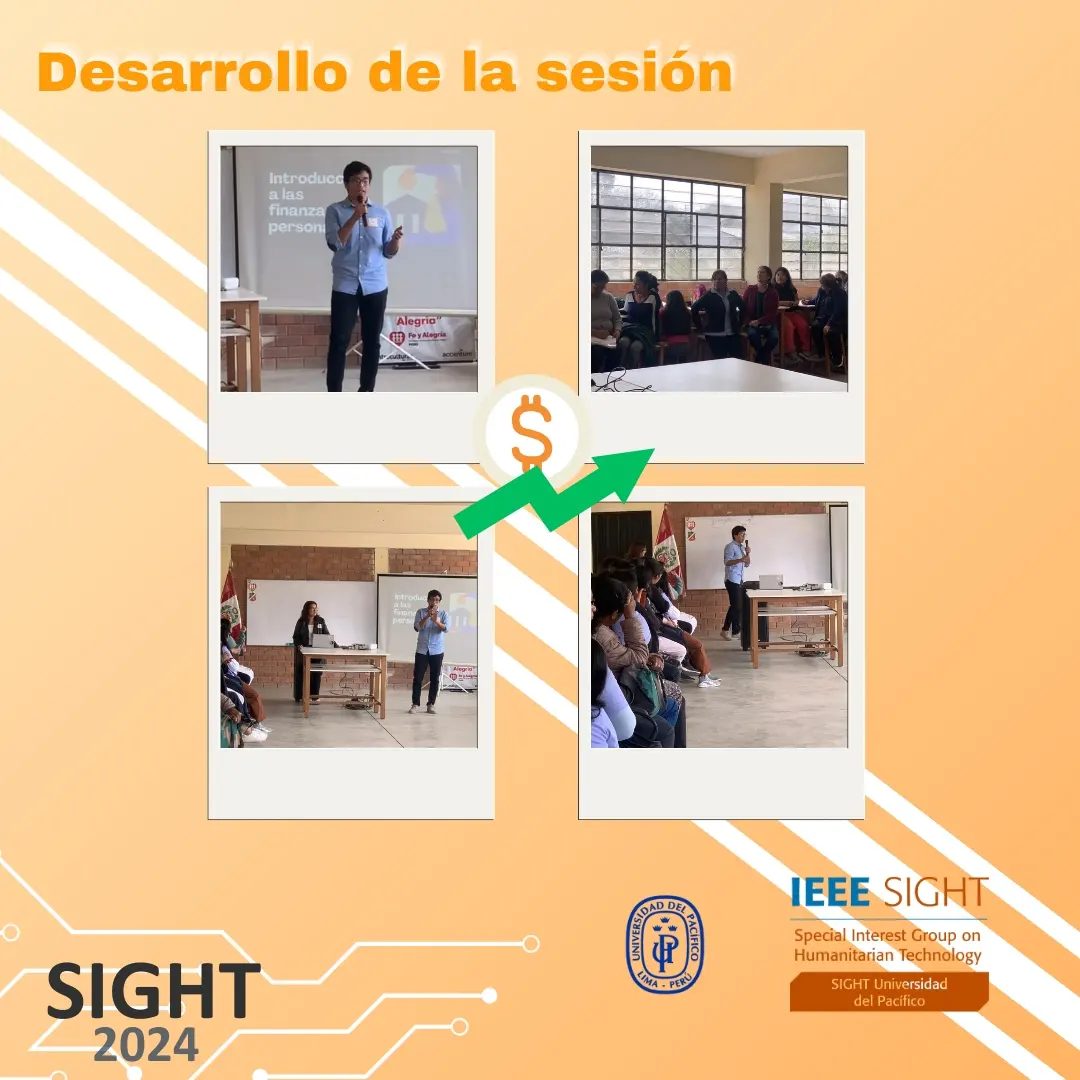 Taller de finanzas personales en Fe y Alegría - fotografía del evento