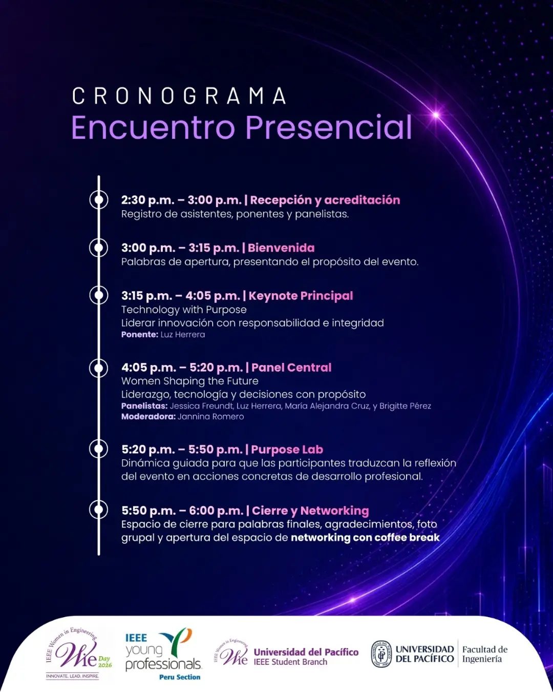 WIE x YP Leadership Lab 2026 - Women Shaping Technology with Purpose - fotografía del evento