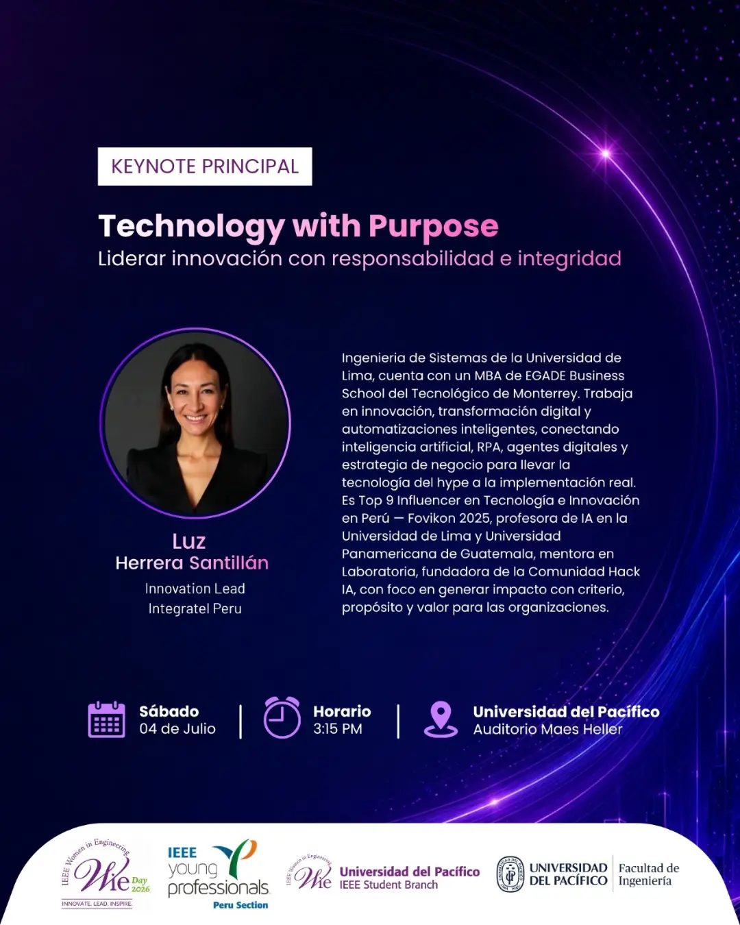 WIE x YP Leadership Lab 2026 - Women Shaping Technology with Purpose - fotografía del evento